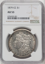 1879-CC $1 Morgan Dollar NGC AU53