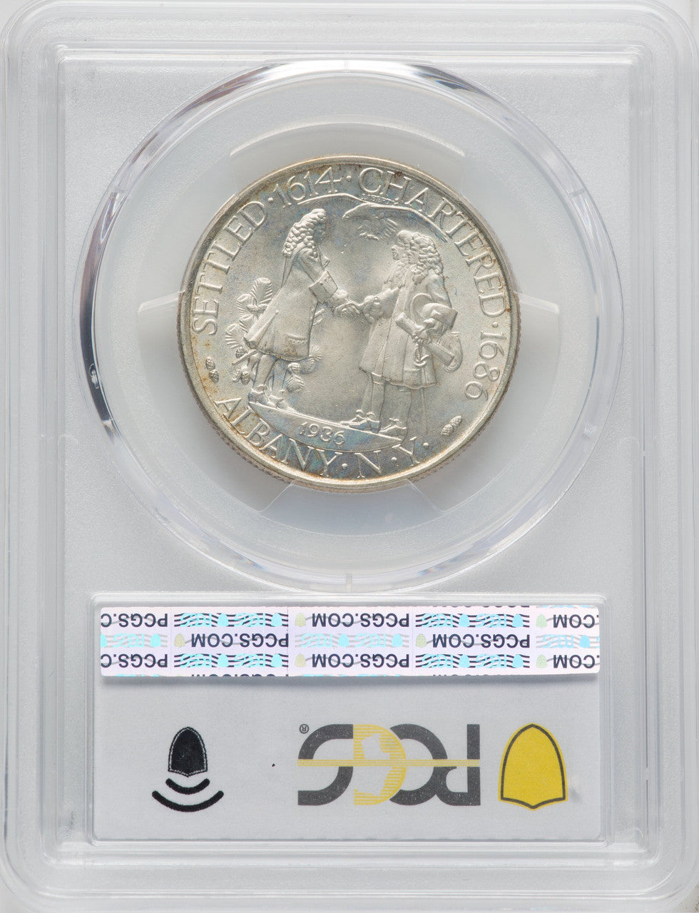 1936 50C Albany Commemorative Silver PCGS MS67+