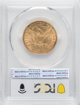 1887 $10 Liberty Eagle PCGS MS62