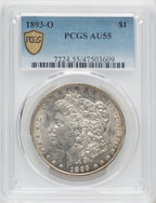 1893-O $1 Morgan Dollar PCGS AU55
