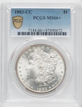 1883-CC $1 Morgan Dollar PCGS MS66+