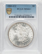 1883-CC $1 Morgan Dollar PCGS MS66+