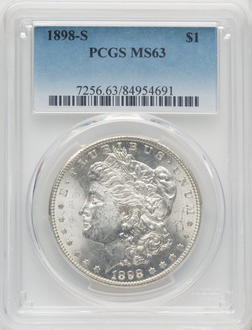 1898-S $1 Morgan Dollar PCGS MS63
