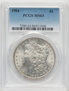1904 $1 Morgan Dollar PCGS MS63