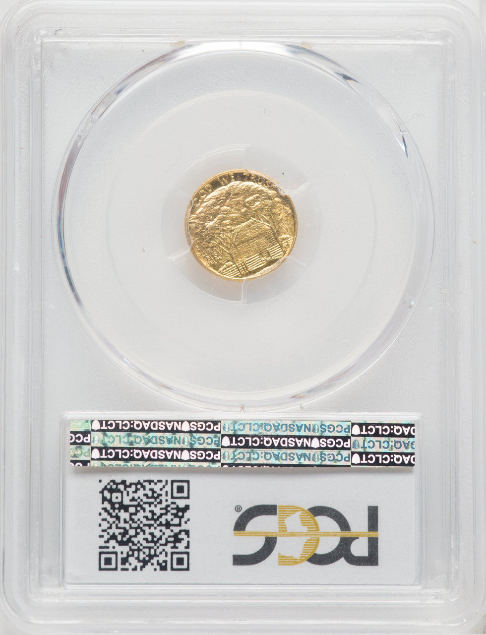 1922 G$1 Grant No Star Commemorative Gold PCGS MS64