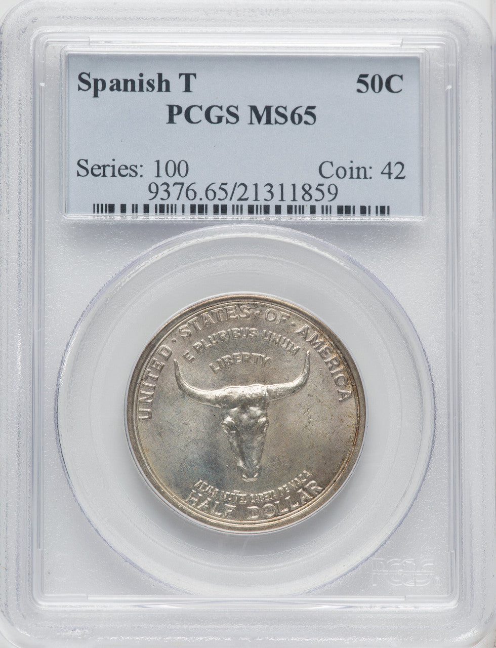 1935 50C Spanish Trail Commemorative Silver PCGS MS65