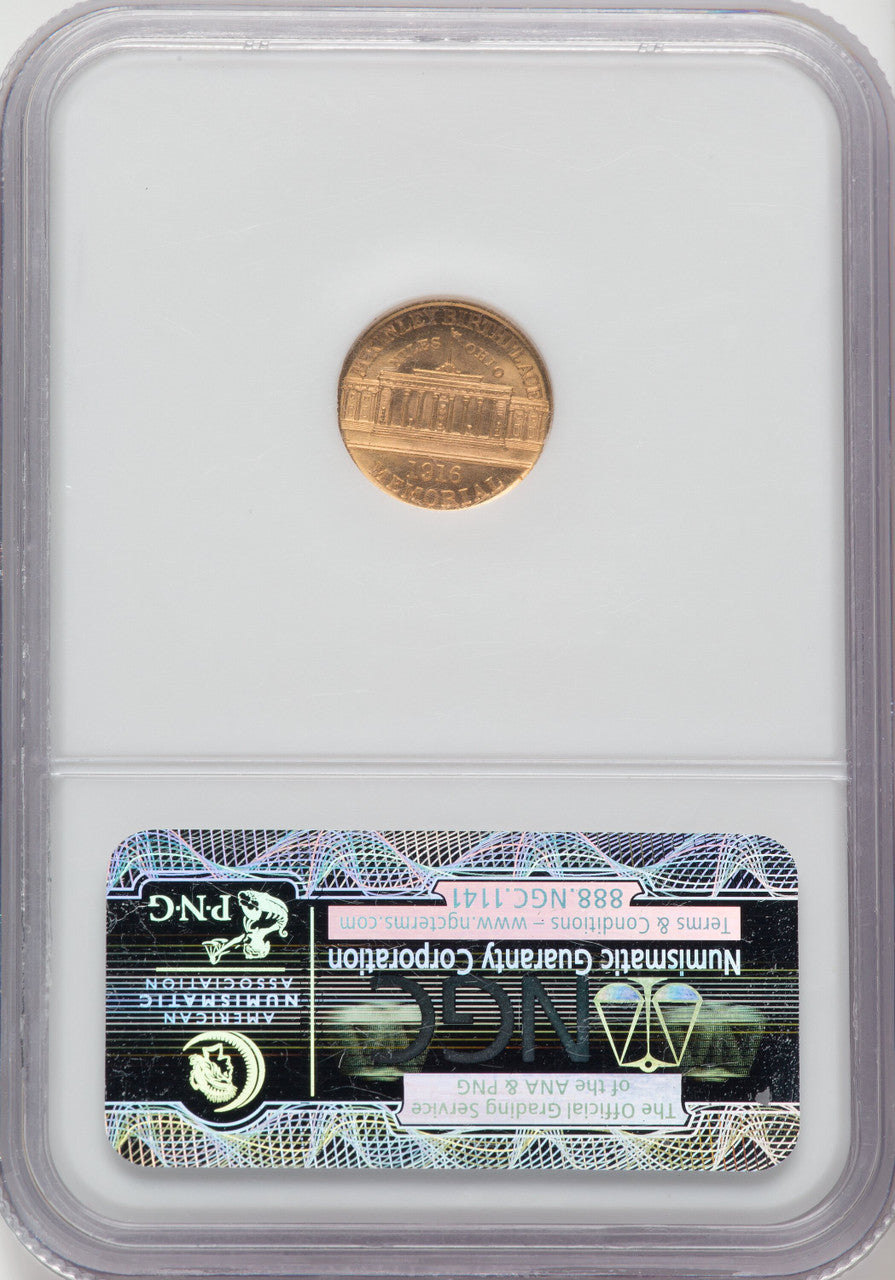 1916 G$1 McKinley Commemorative Gold NGC MS64
