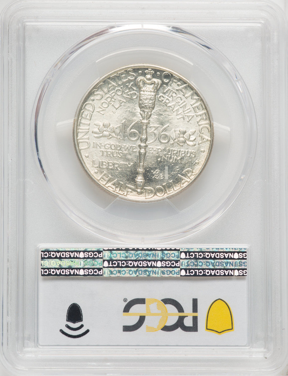 1936 50C Norfolk CAC Commemorative Silver PCGS MS67