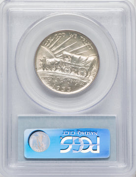 1933-D 50C Oregon Commemorative Silver PCGS MS65