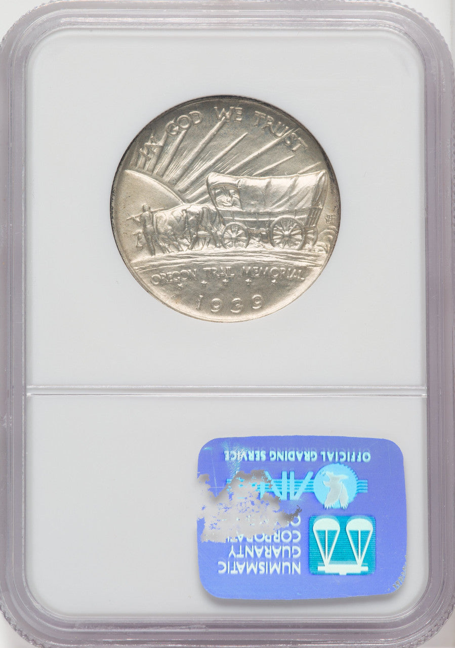 1939 50C Oregon Commemorative Silver NGC MS66