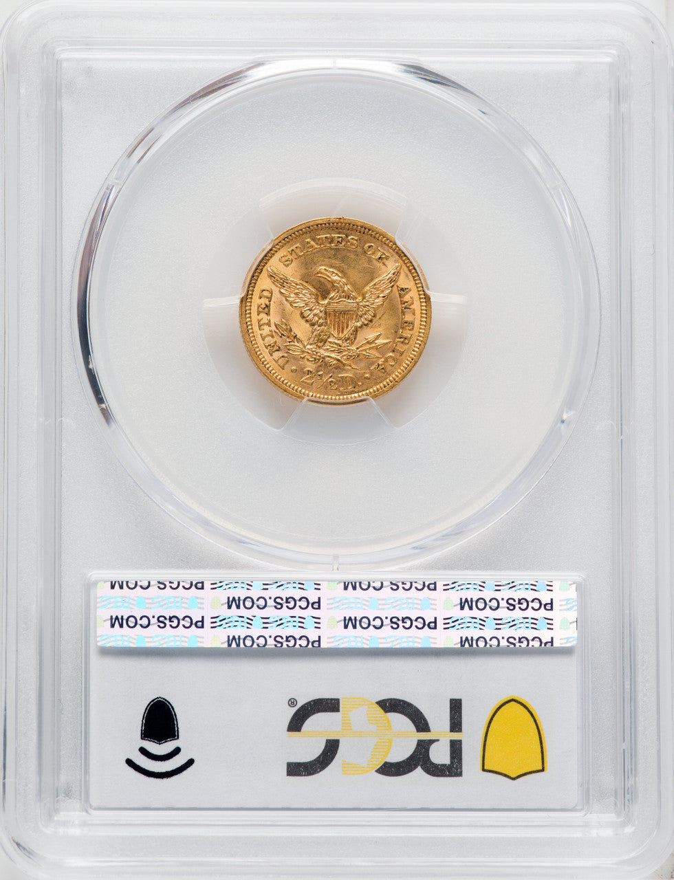 1854 $2.50 Liberty Quarter Eagle PCGS MS63