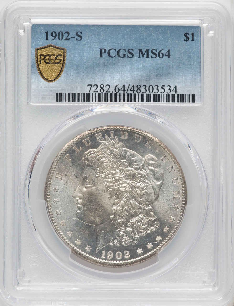 1902-S $1 Morgan Dollar PCGS MS64