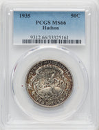 1935 50C Hudson Commemorative Silver PCGS MS66 (766104065)