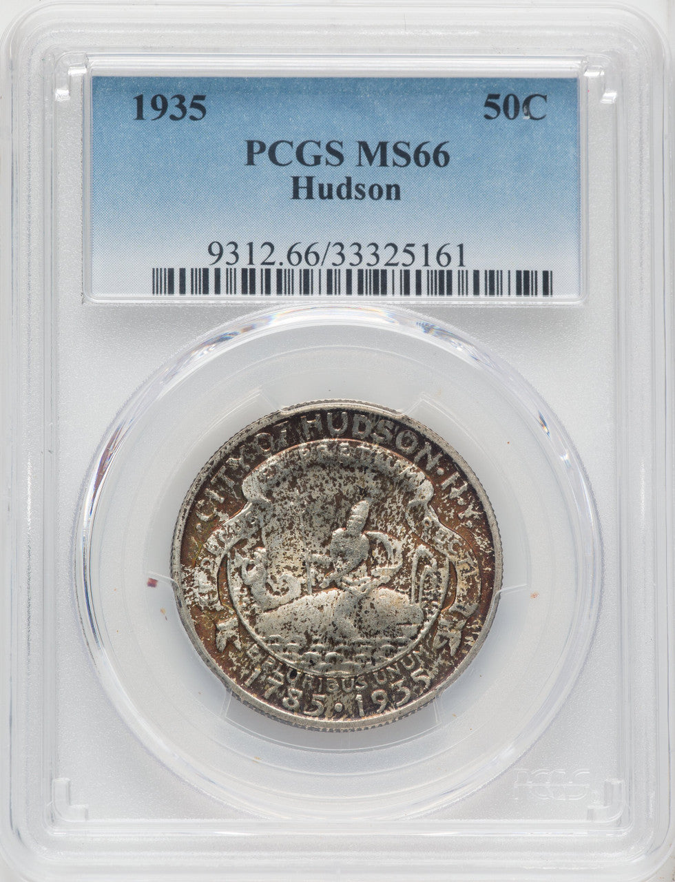 1935 50C Hudson Commemorative Silver PCGS MS66 (766104065)
