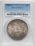 1898-S $1 Morgan Dollar PCGS MS64+