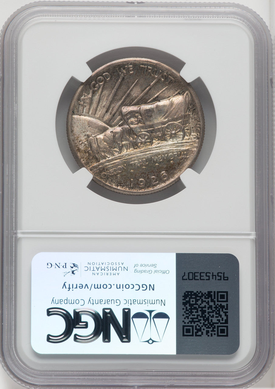 1926 50C Oregon Commemorative Silver NGC MS67
