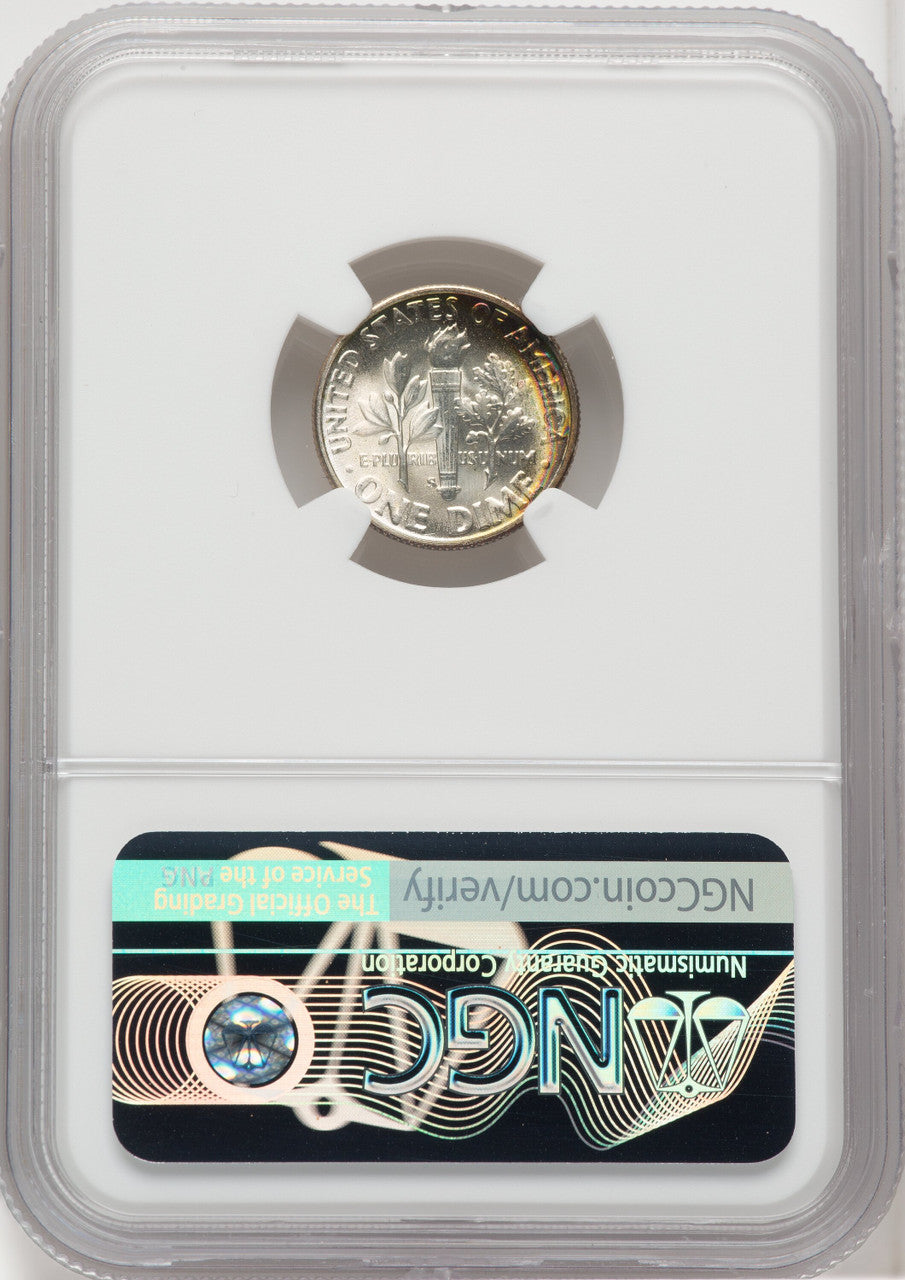1951-S 10C FB Roosevelt Dime NGC MS68