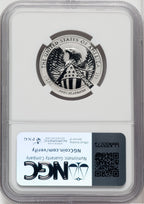 2007-W $50 Half-Ounce Platinum Eagle Reverse Proof Brown Label NGC PF70