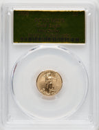 2008 $5 Tenth-Ounce Gold Eagle First Strikes Gold Foil PCGS MS70