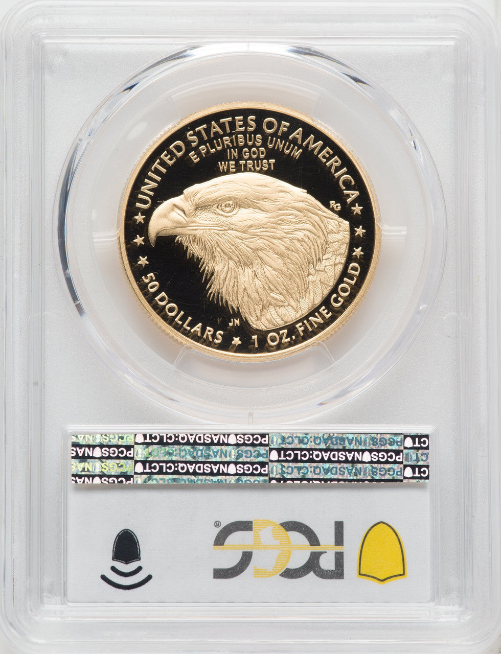2021-W G$50 One Ounce Gold Eagle Type Two First Strike Brown Label PCGS PR70
