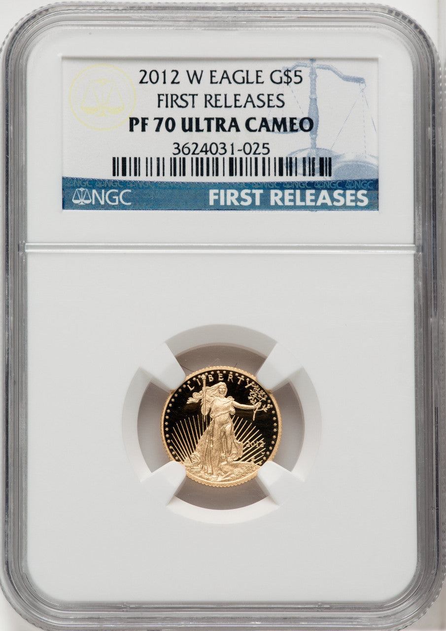2012-W Gold American Eagle 4-Coin Set NGC PF70