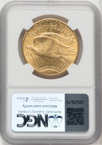 1914-S $20 Saint-Gaudens Double Eagle NGC MS62 (171399062)
