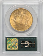 1908 $20 NO MOTTO Saint-Gaudens Double Eagle PCGS MS66