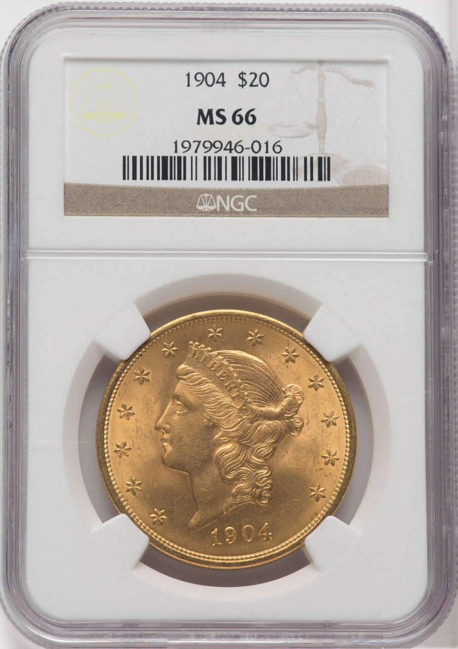 1904 $20 Liberty Liberty Double Eagle NGC MS66 (518894010)
