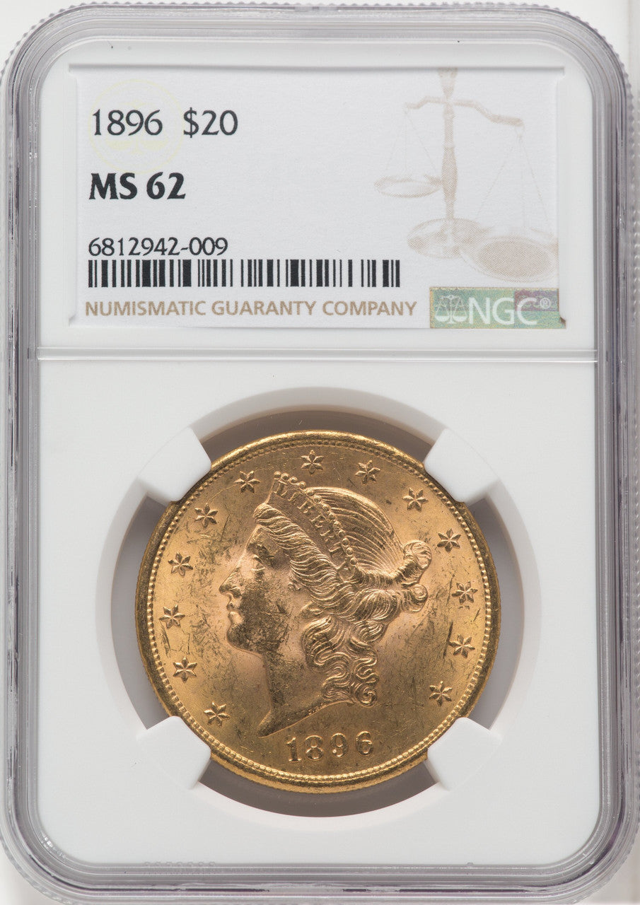 1896 $20 Liberty Double Eagle NGC MS62 (173907303)