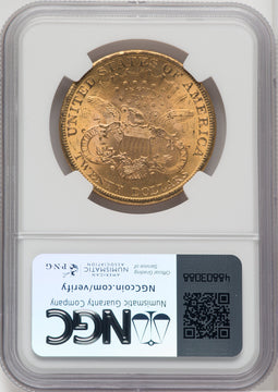 1896 $20 Liberty Double Eagle NGC MS62 (173907299)