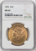 1896 $20 Liberty Double Eagle NGC MS62 (173907298)
