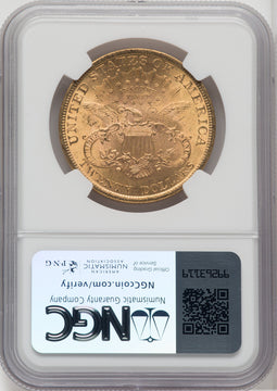 1896 $20 Liberty Double Eagle NGC MS62 (173907298)