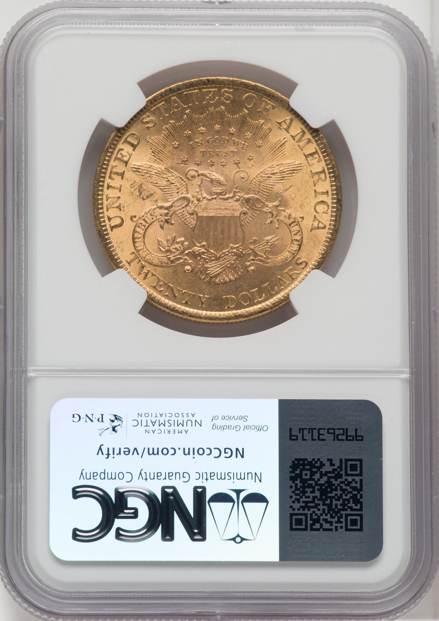 1896 $20 Liberty Double Eagle NGC MS62 (173907298)