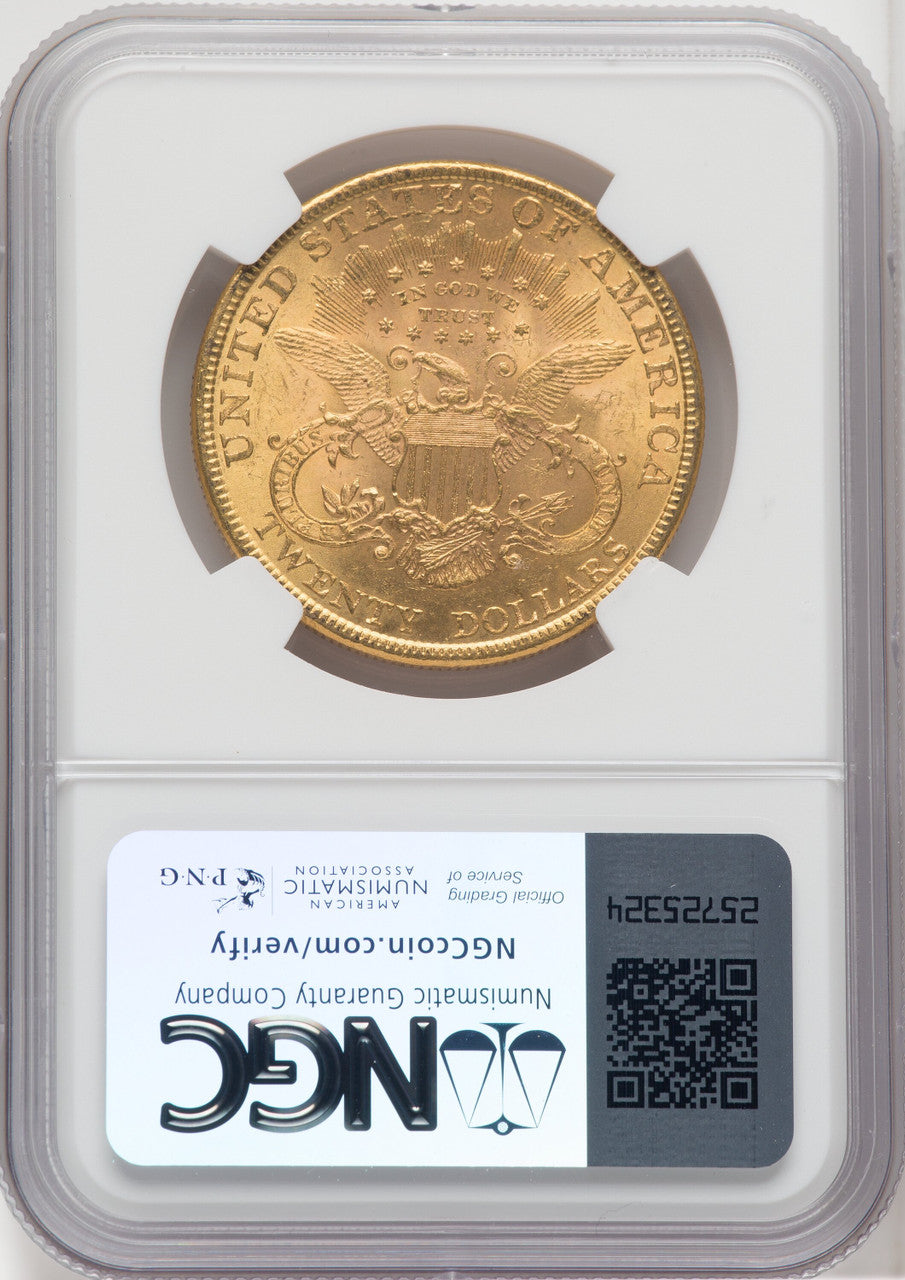 1896 $20 Liberty Double Eagle NGC MS62 (571783018)