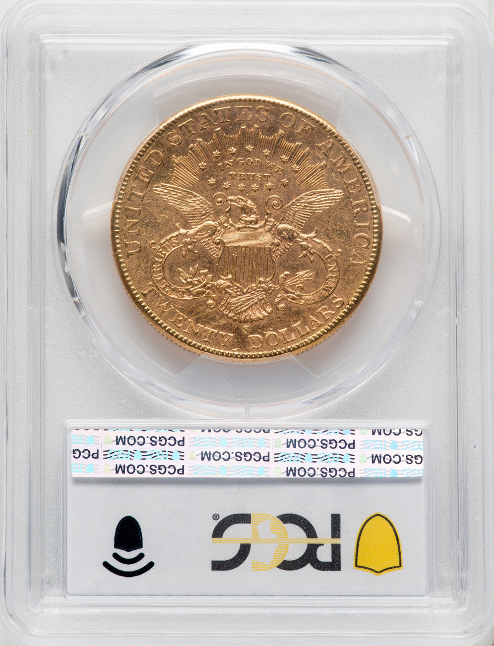 1904-S $20 PL Liberty Double Eagle PCGS MS63