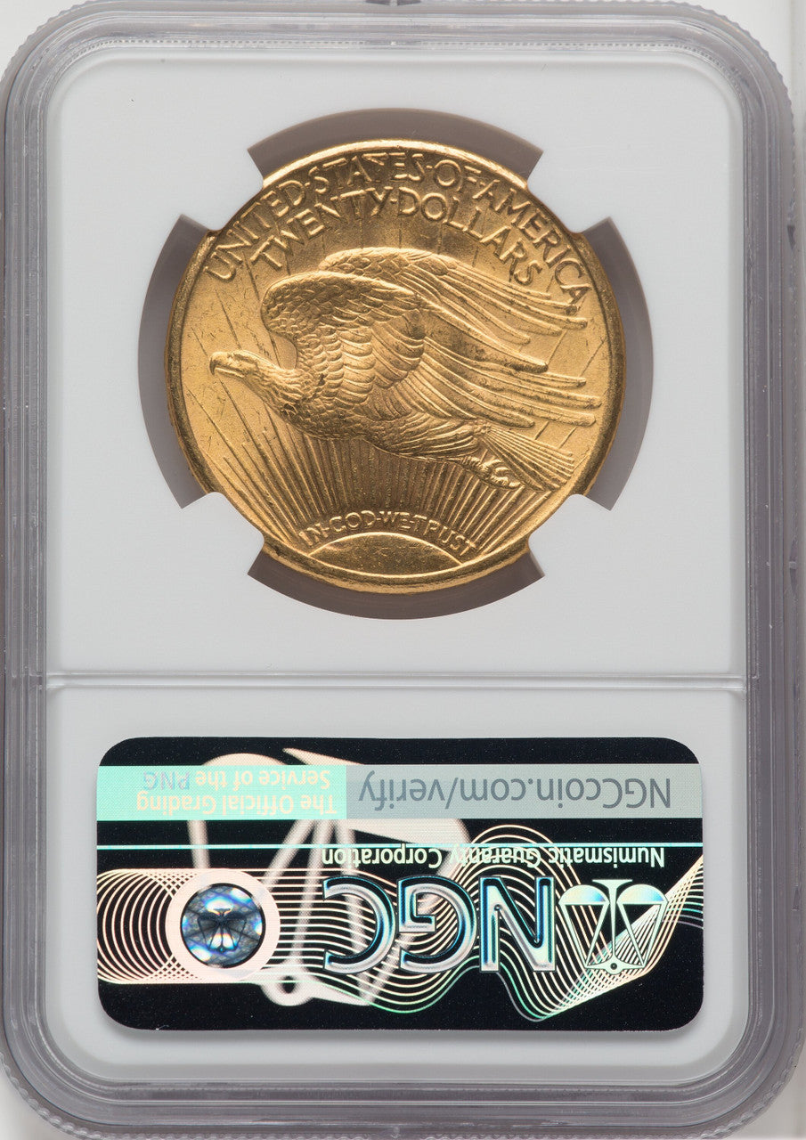 1914-S $20 Saint-Gaudens Double Eagle NGC MS64+