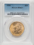 1926 $10 Indian Eagle PCGS MS63+