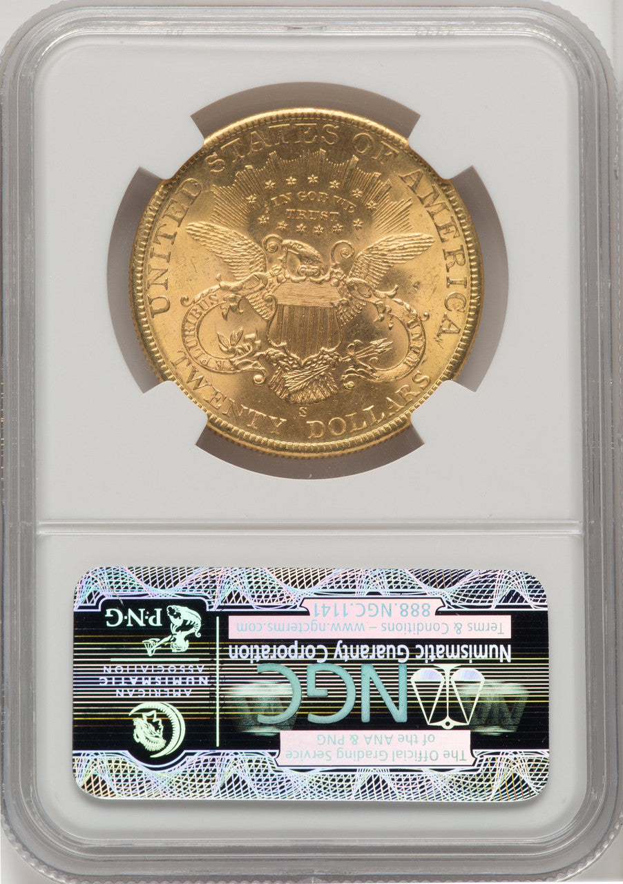 1900-S $20 Liberty Double Eagle NGC MS62+