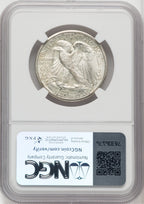 1943-D 50C Walking Liberty Half Dollar NGC MS67+