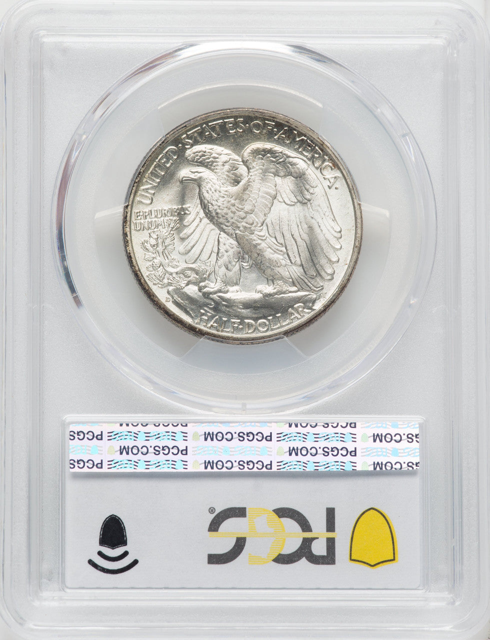 1939-D 50C CAC Walking Liberty Half Dollar PCGS MS67