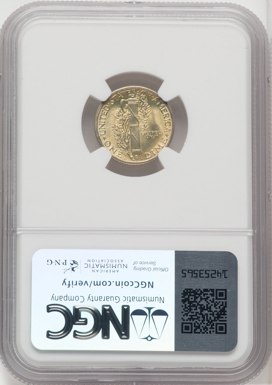 1938 10C FB Mercury Dime NGC MS68 (765488011)