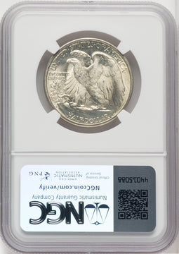 1947-D 50C Walking Liberty Half Dollar NGC MS67 (518784197)