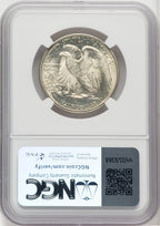 1947-D 50C Walking Liberty Half Dollar NGC MS67 (518784197)