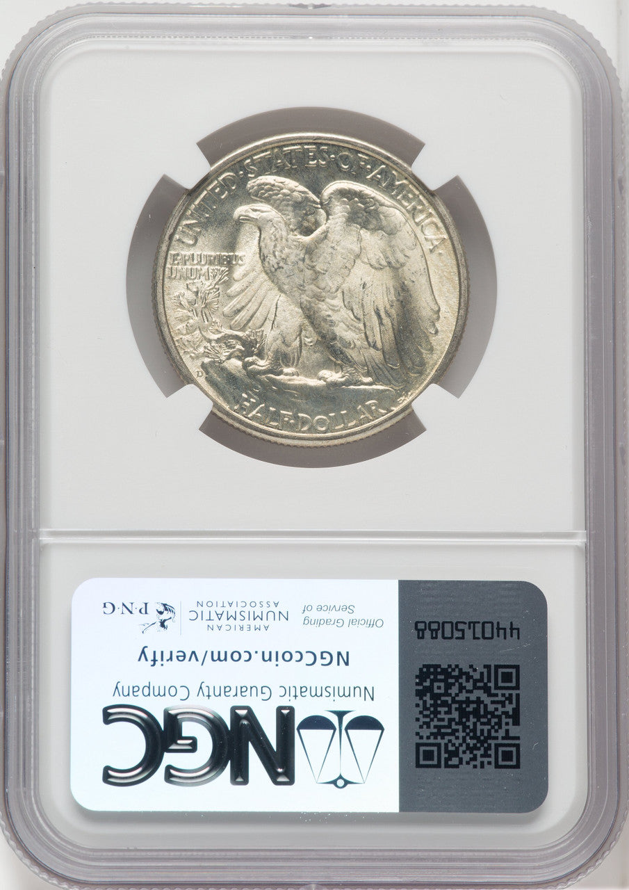 1947-D 50C Walking Liberty Half Dollar NGC MS67 (518784197)
