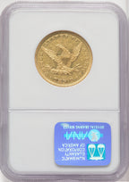 1842 $10 Large Date Liberty Eagle NGC AU50