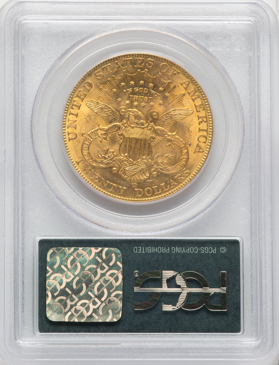 1907-D $20 Liberty Double Eagle PCGS MS63