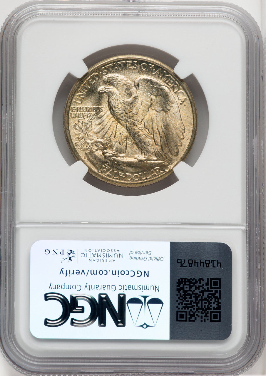 1946-D 50C Walking Liberty Half Dollar NGC MS67 (763449008)