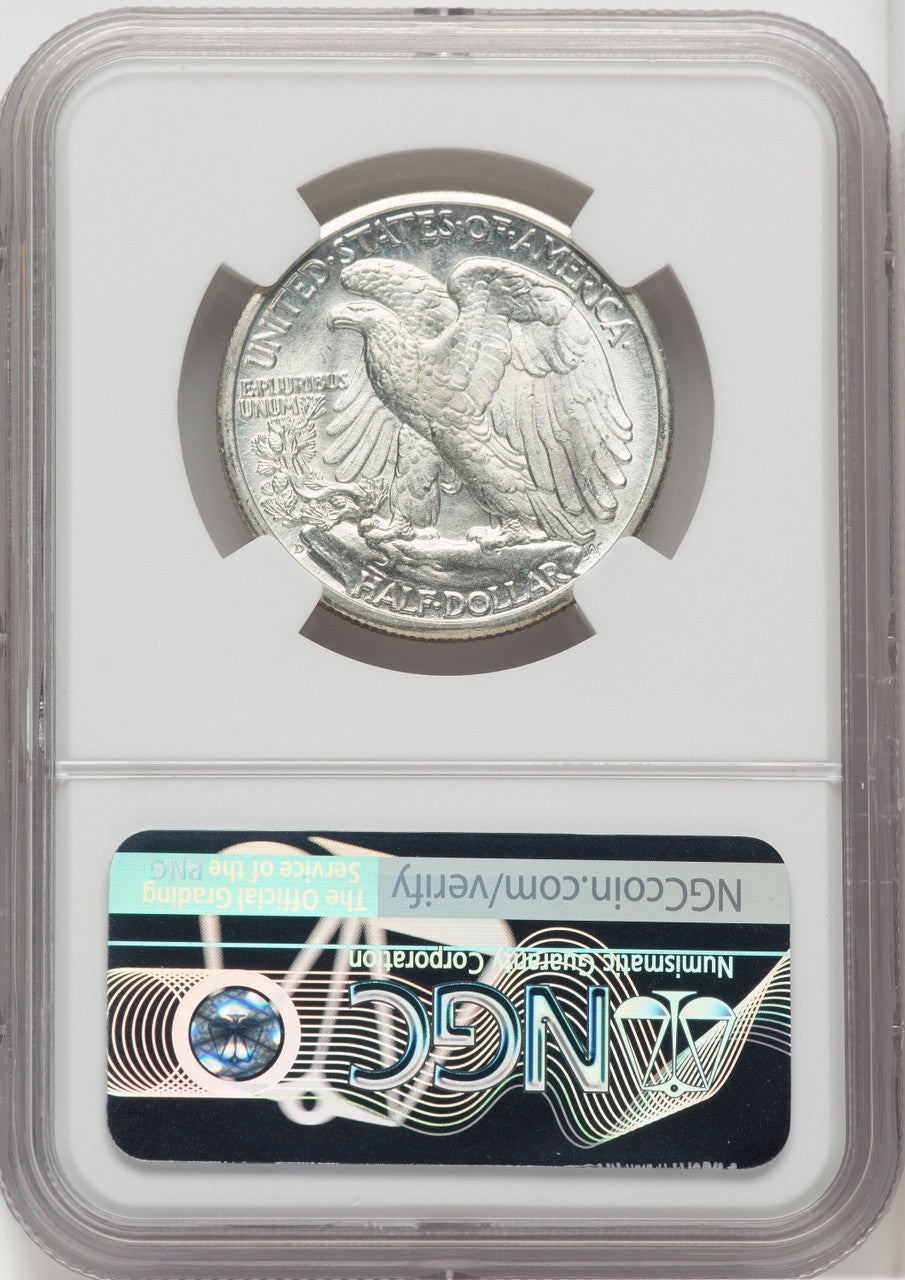 1945-D 50C Walking Liberty Half Dollar NGC MS67 (765522055)