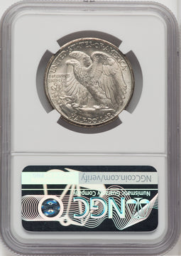 1945-D 50C Walking Liberty Half Dollar NGC MS67 (762731013)