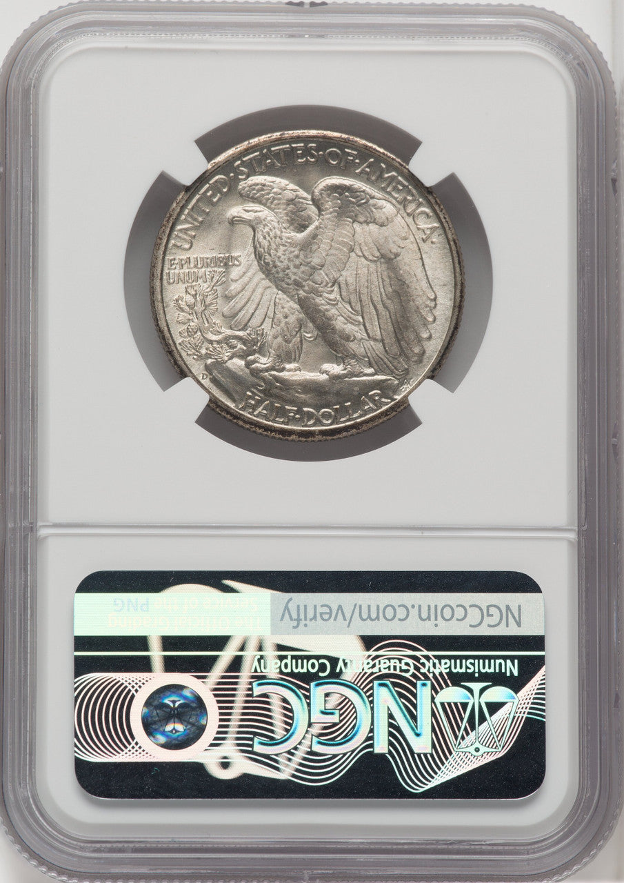 1945-D 50C Walking Liberty Half Dollar NGC MS67 (762731013)
